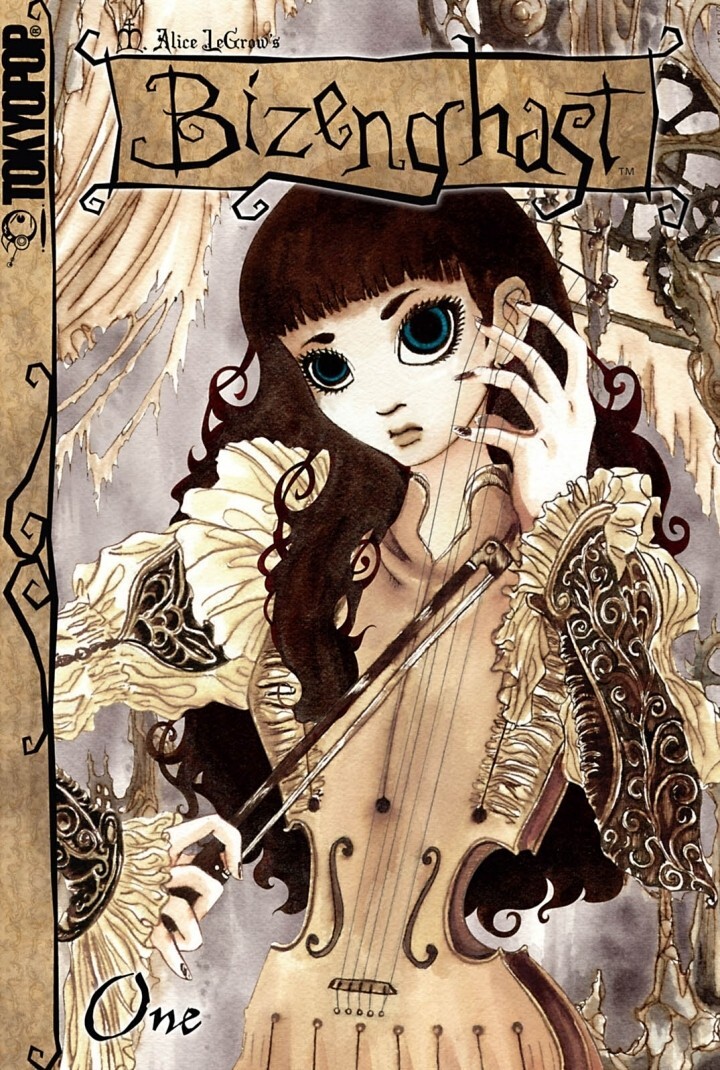 Bizenghast by M. Alice Legrow vol. 1, Manga Graphic Novel Bizenghast by M. Alice Legrow vol. 1, Manga Graphic Novel