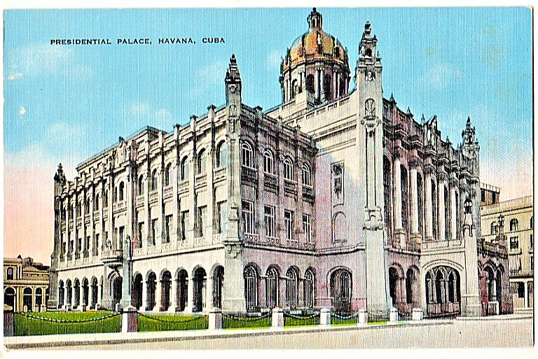 Cuban postcard " Presidential Palace, Havana, Cuba " Never mailed