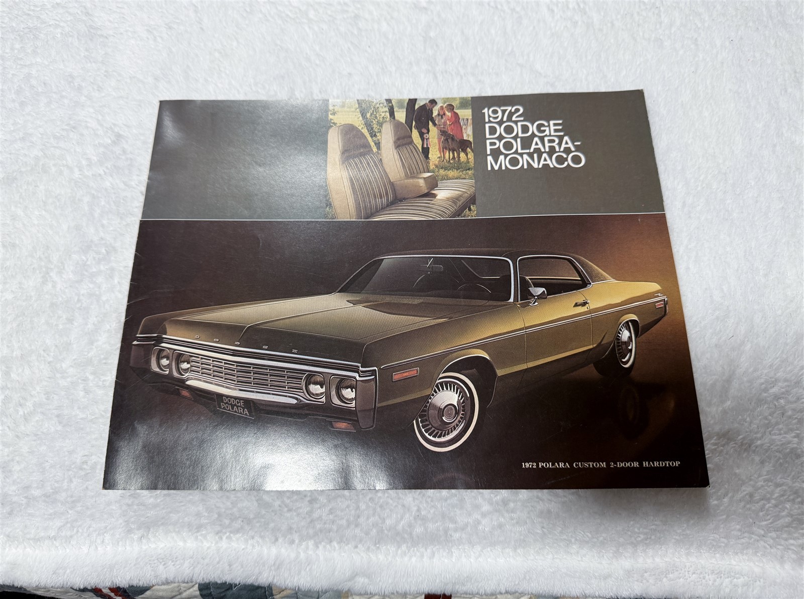 VINTAGE 1972 DODGE POLARA MONACO DEALERSHIP BROCHURE VINTAGE 1972 DODGE POLARA MONACO DEALERSHIP BROCHURE