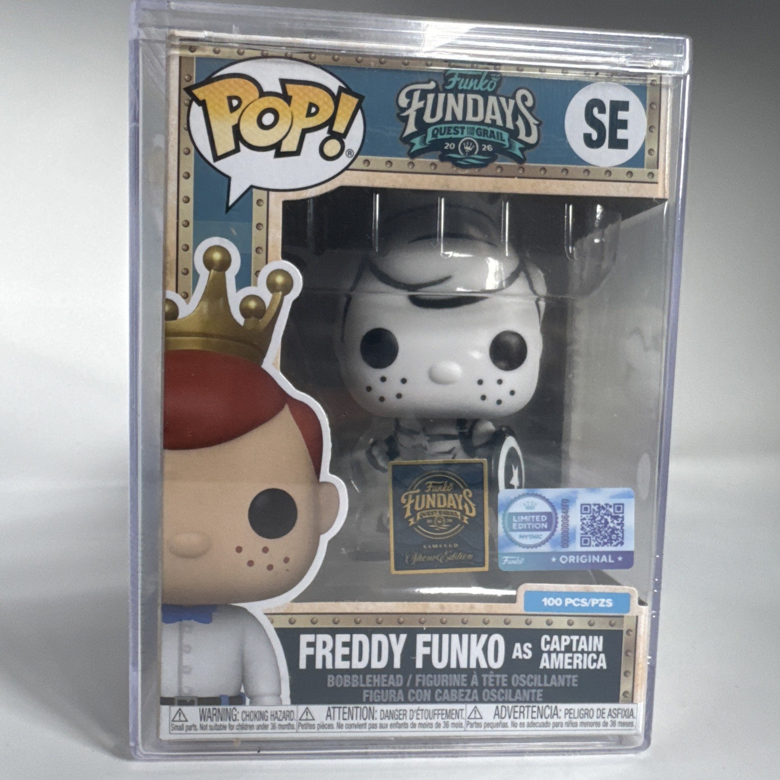SDCC FUNDAYS 2026 Mythic Freddy Funko Captain America LE 100pcs SDCC FUNDAYS 2026 Mythic Freddy Funko Captain America LE 100pcs