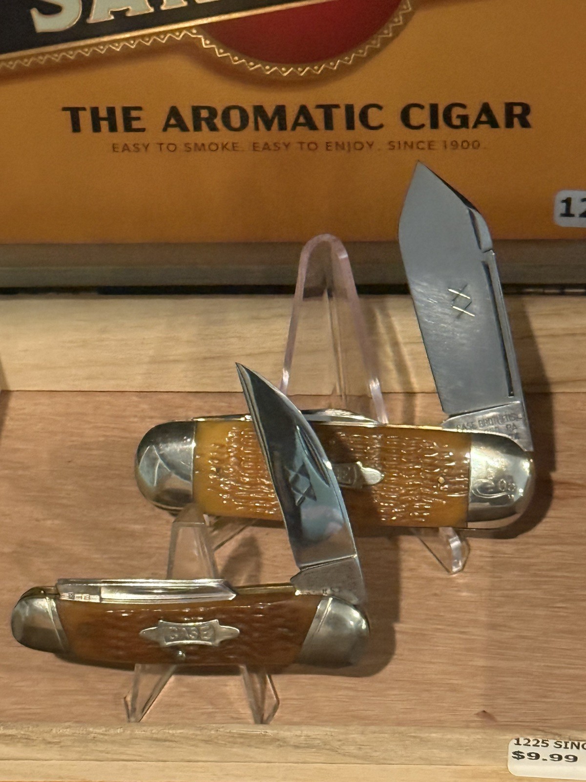 RARE 1992 Case XX Brothers Classic Honey Bonr Elephant Toe Jumbo Whittler COMBO RARE 1992 Case XX Brothers Classic Honey Bonr Elephant Toe Jumbo Whittler COMBO