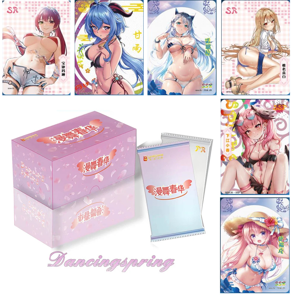 US Dancing Spring Goddess Spicy Waifu Trading Card Premium Booster Box Anime CCG