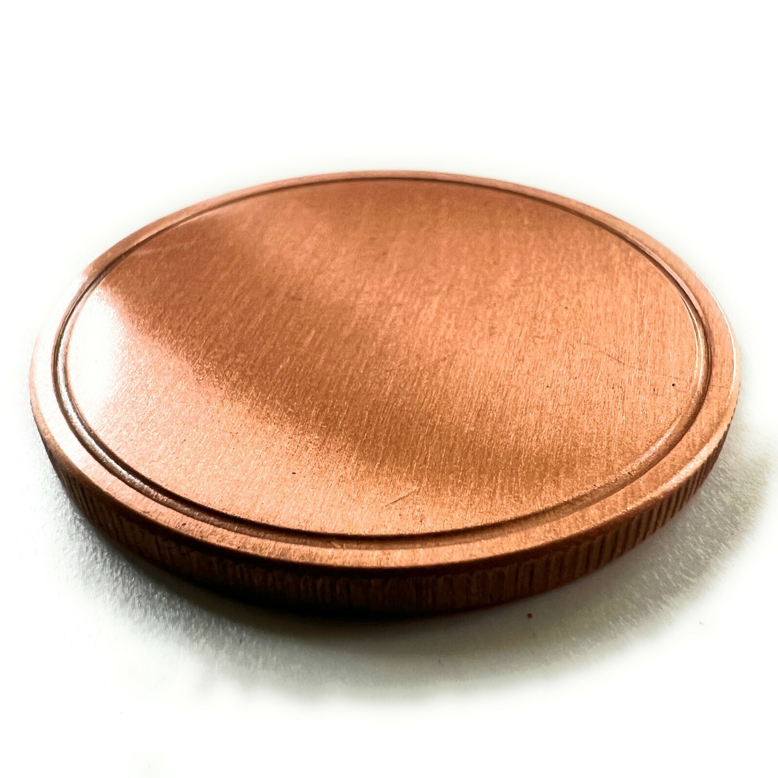 Blank Copper Challenge Coin 40mm - Laser Engravable Blank Copper Challenge Coin 40mm - Laser Engravable