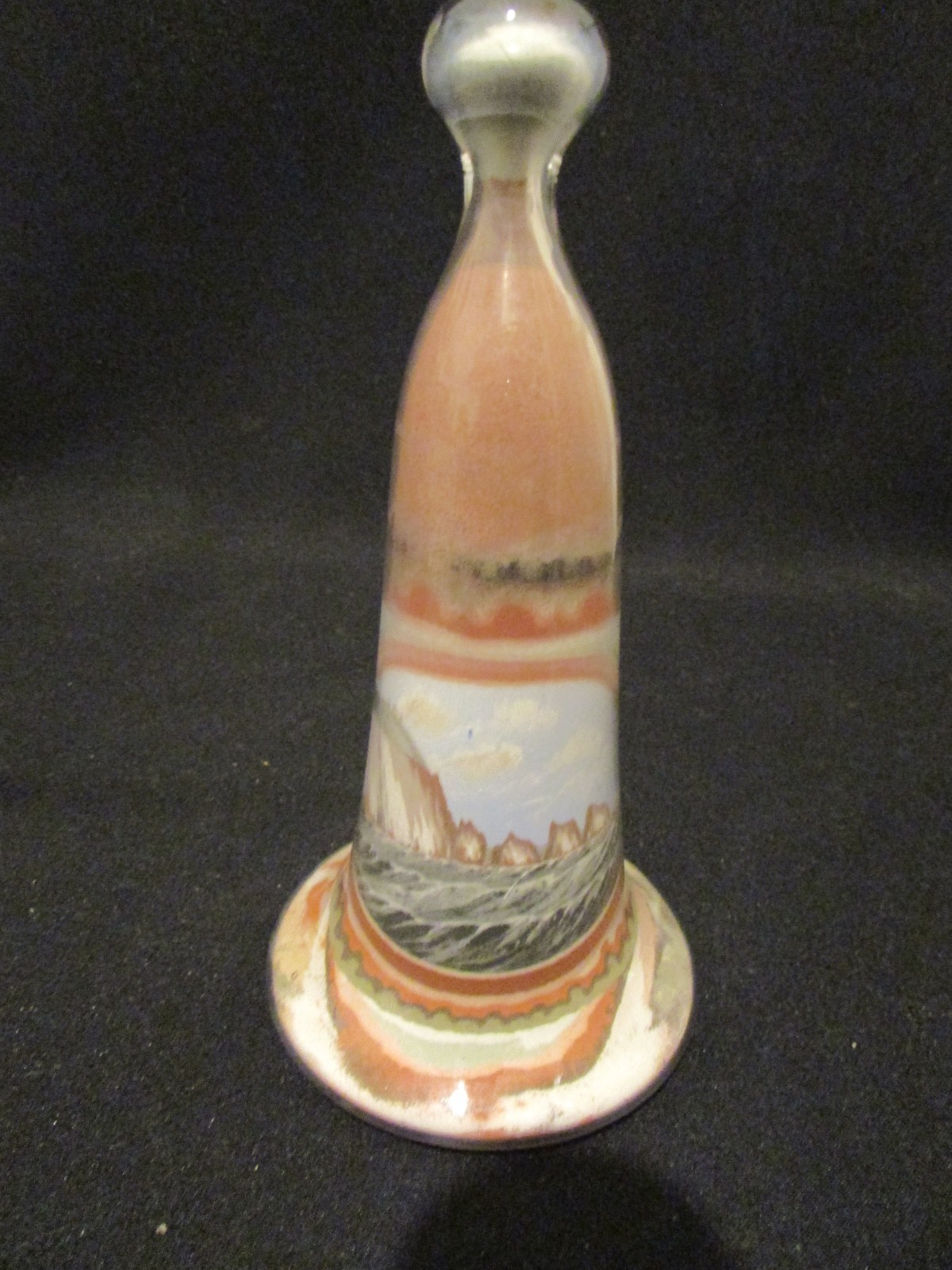 Isle of Wight Glass Sand Bell Needles Rocks by W. Carpenter c.1870s Isle of Wight Glass Sand Bell Needles Rocks by W. Carpenter c.1870s