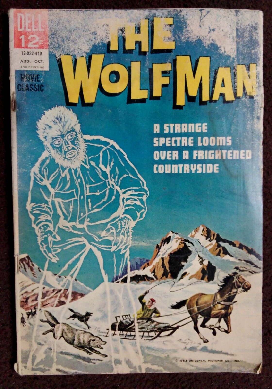 THE WOLF MAN DELL COMIC #1 1964 GOOD-