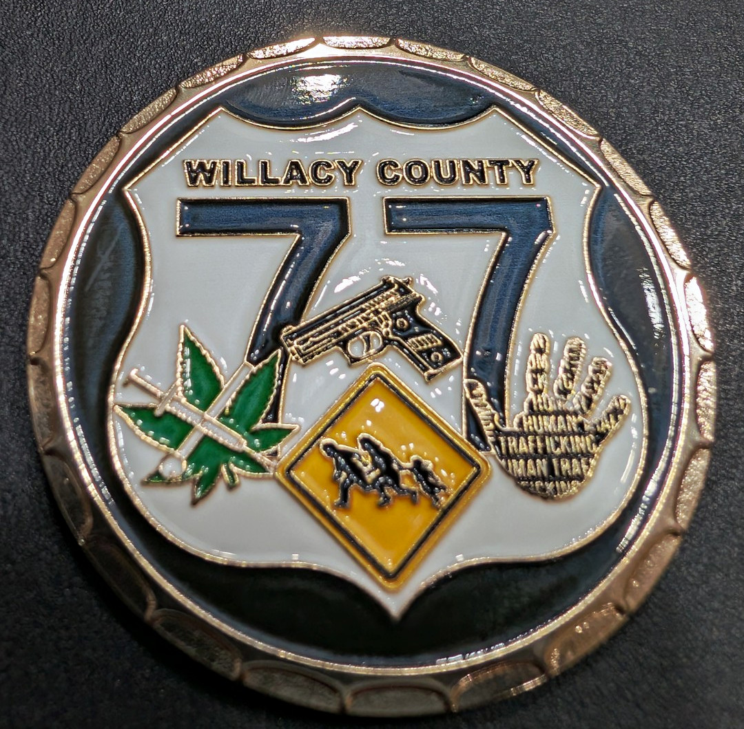 Willacy County Sheriff’s Office State of Texas Police Challenge Coin Willacy County Sheriff’s Office State of Texas Police Challenge Coin