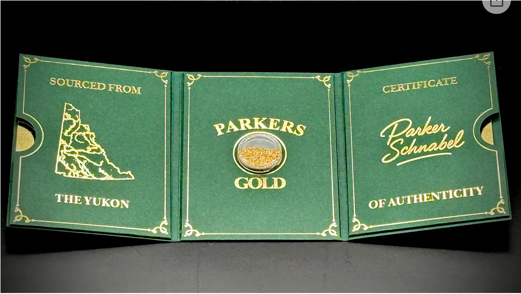 1 Gram Real Gold Flakes from Parker Schnabel Mine in Yukon Collector Package 1 Gram Real Gold Flakes from Parker Schnabel Mine in Yukon Collector Package