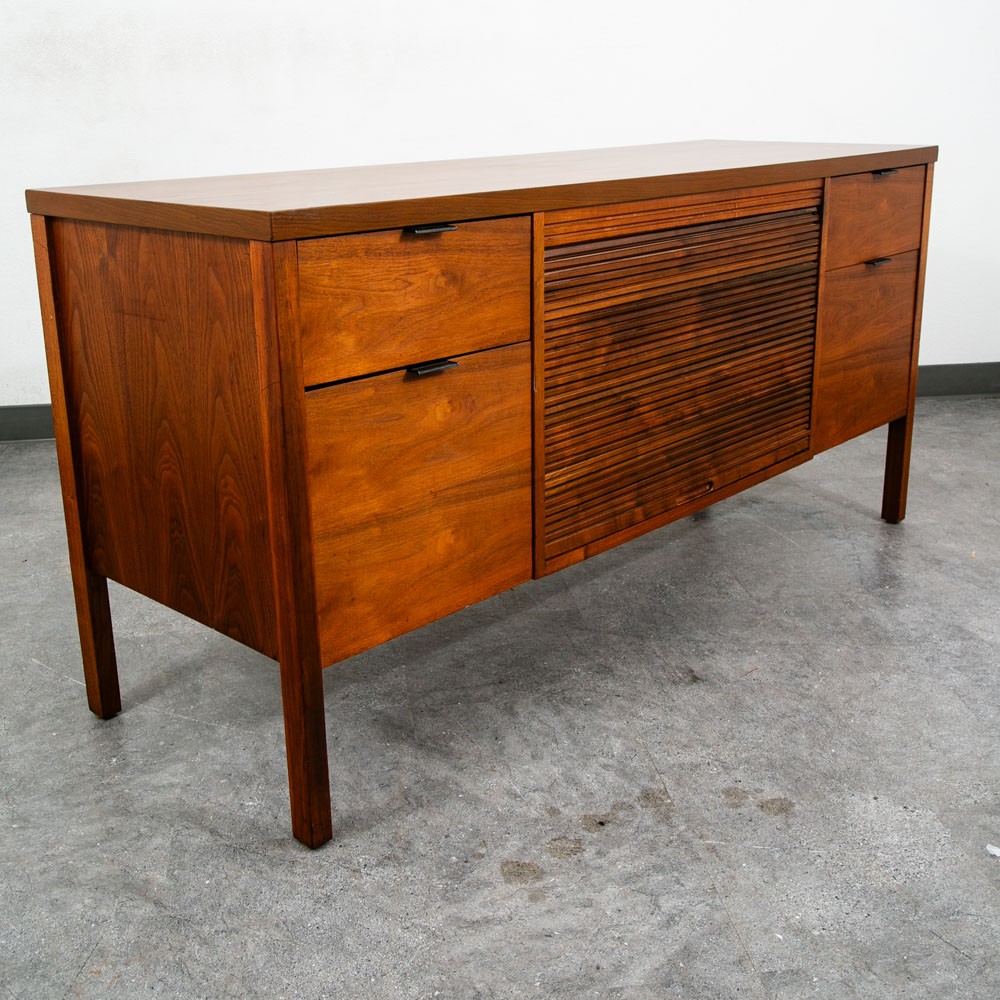 Mid Century Modern Credenza Sideboard Drexel Drawers File Cabinet Tambour Door Mid Century Modern Credenza Sideboard Drexel Drawers File Cabinet Tambour Door