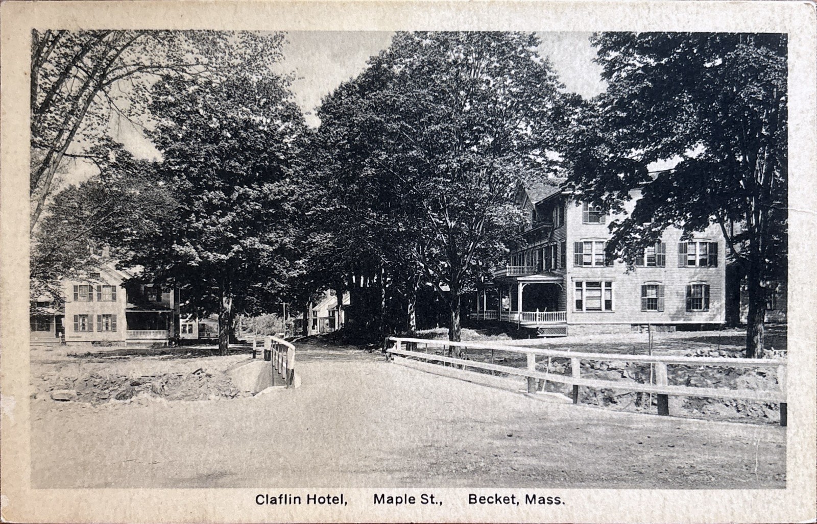 Claffin Hotel, Maple Street, Becket, Massachusetts Claffin Hotel, Maple Street, Becket, Massachusetts