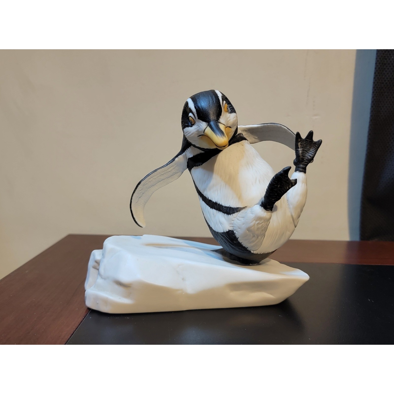 Vintage 1985 Franklin Mint Whoops by Emblem Hand Painted Porcelain Penguin Vintage 1985 Franklin Mint Whoops by Emblem Hand Painted Porcelain Penguin