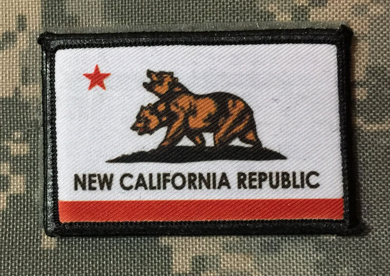 New California Republic Flag Morale Patch Tactical Brotherhood of steel Military