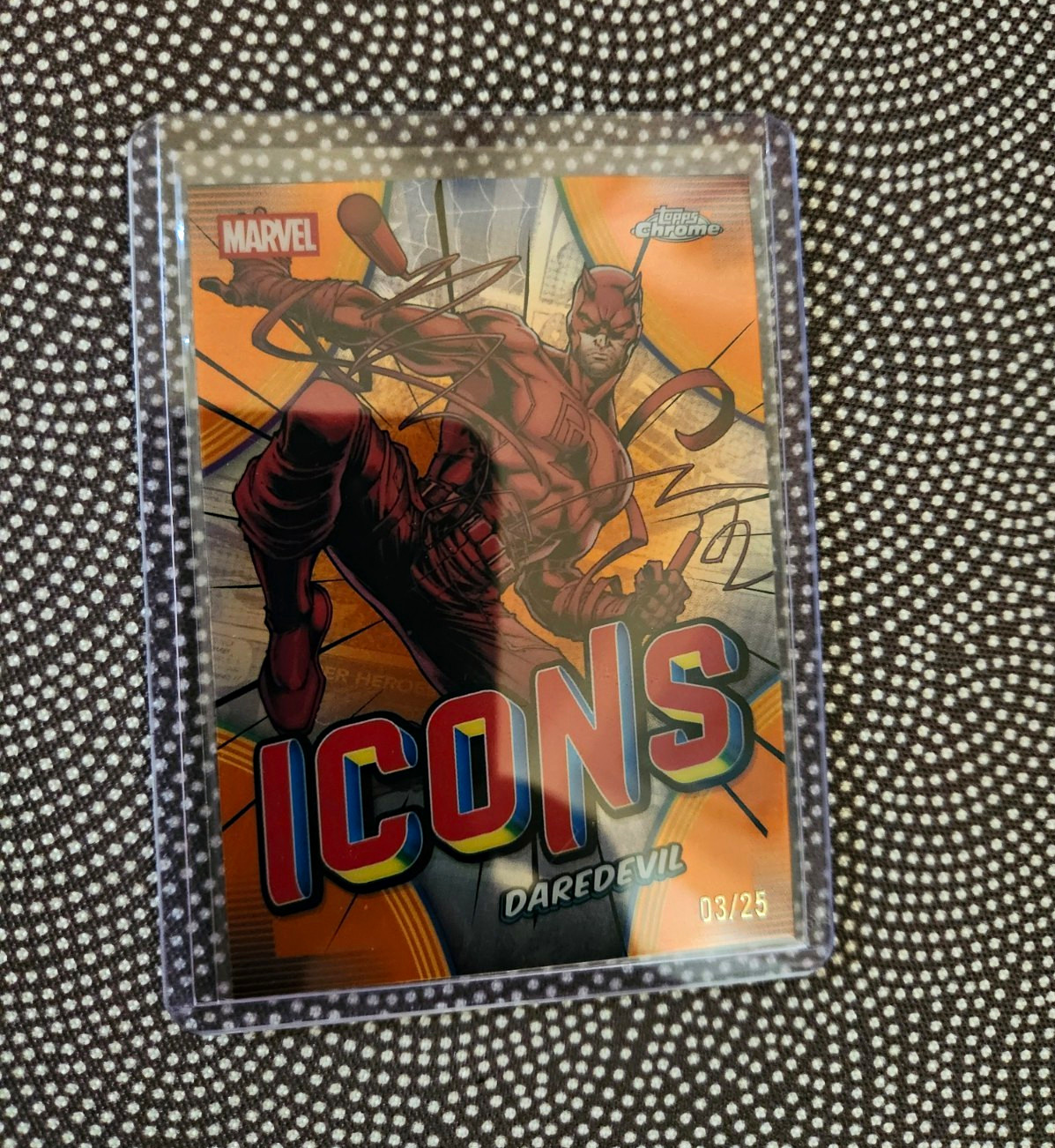 2026 Topps Chrome Marvel Daredevil Marvel Icons 03/25