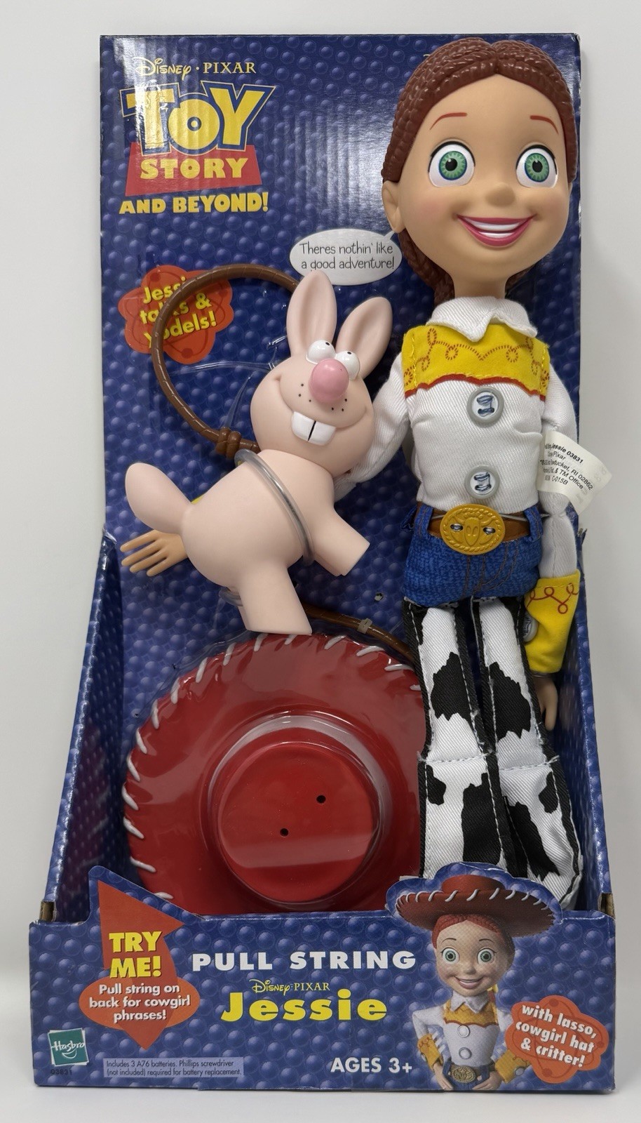 NEW VTG Vintage 2002 Disney Pixar Jessie Toy 2 Story Pull String Doll Hasbro NIB