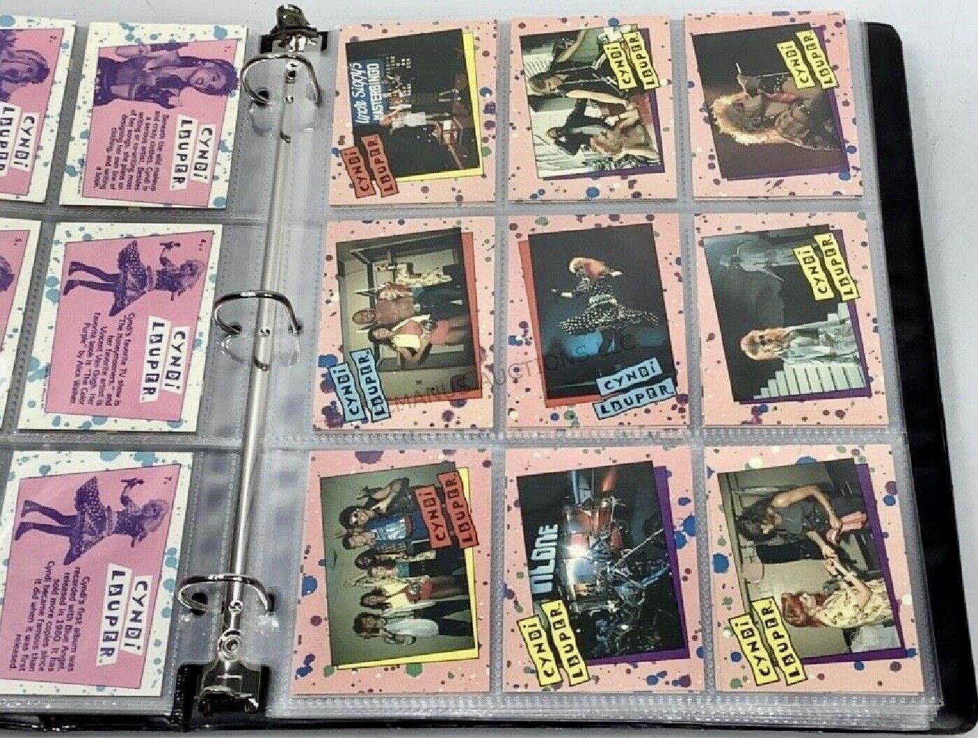 1985 Topps Cyndi Lauper Trading Card and Sticker Set 66 Cards