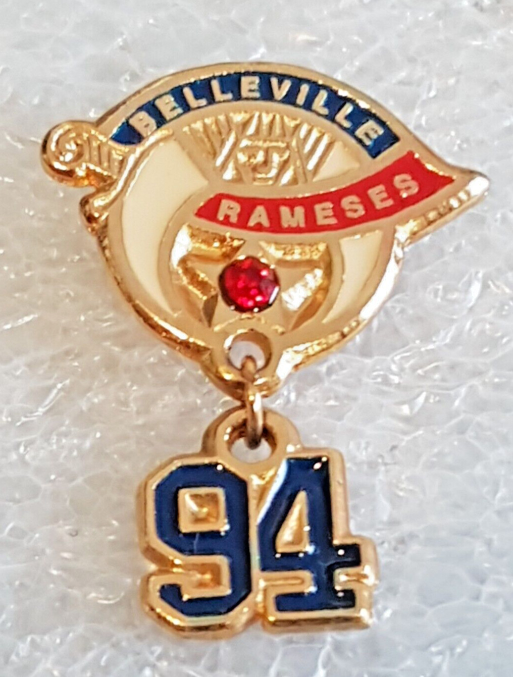 Vintage 1994 Rameses Belleville Lapel Pin Souvenir Metal Collectible Pin