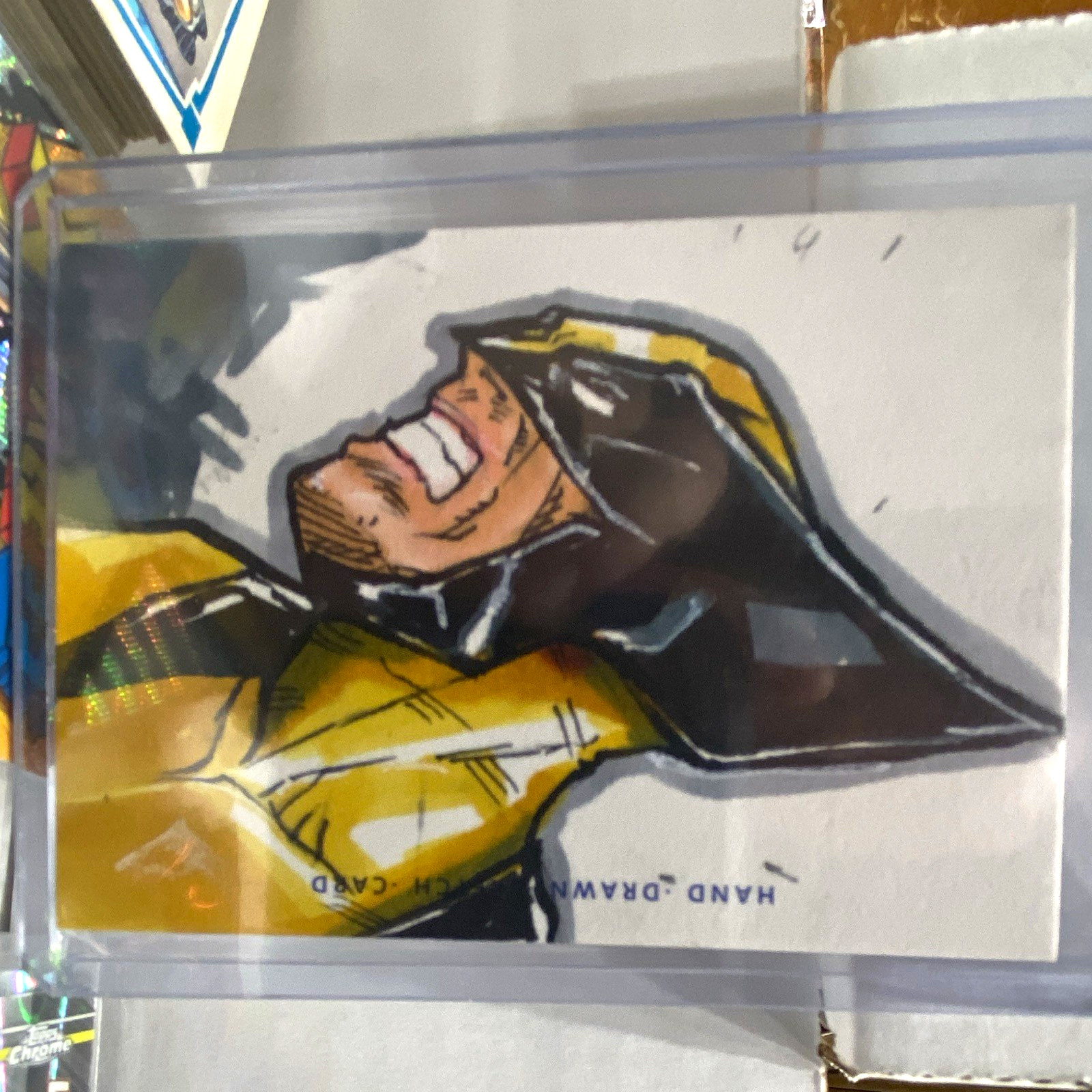 Official Marvel Finding Unicorn Wolverine 1/1 Hand-Drawn Sketch Auto