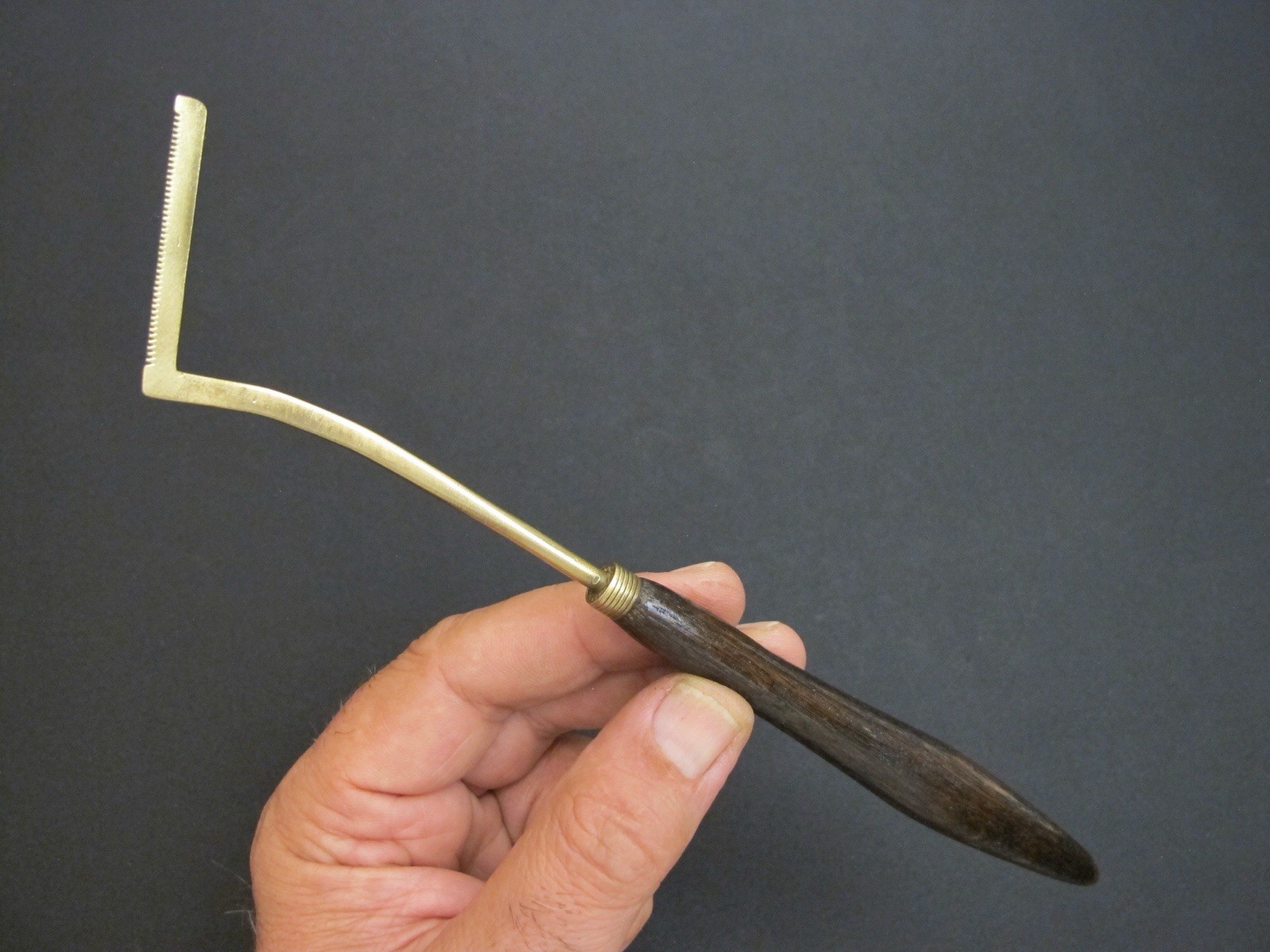 Very Rare/Unusual Vtg T-Handle Saddle maker/Leather Working Antique Shaping Tool