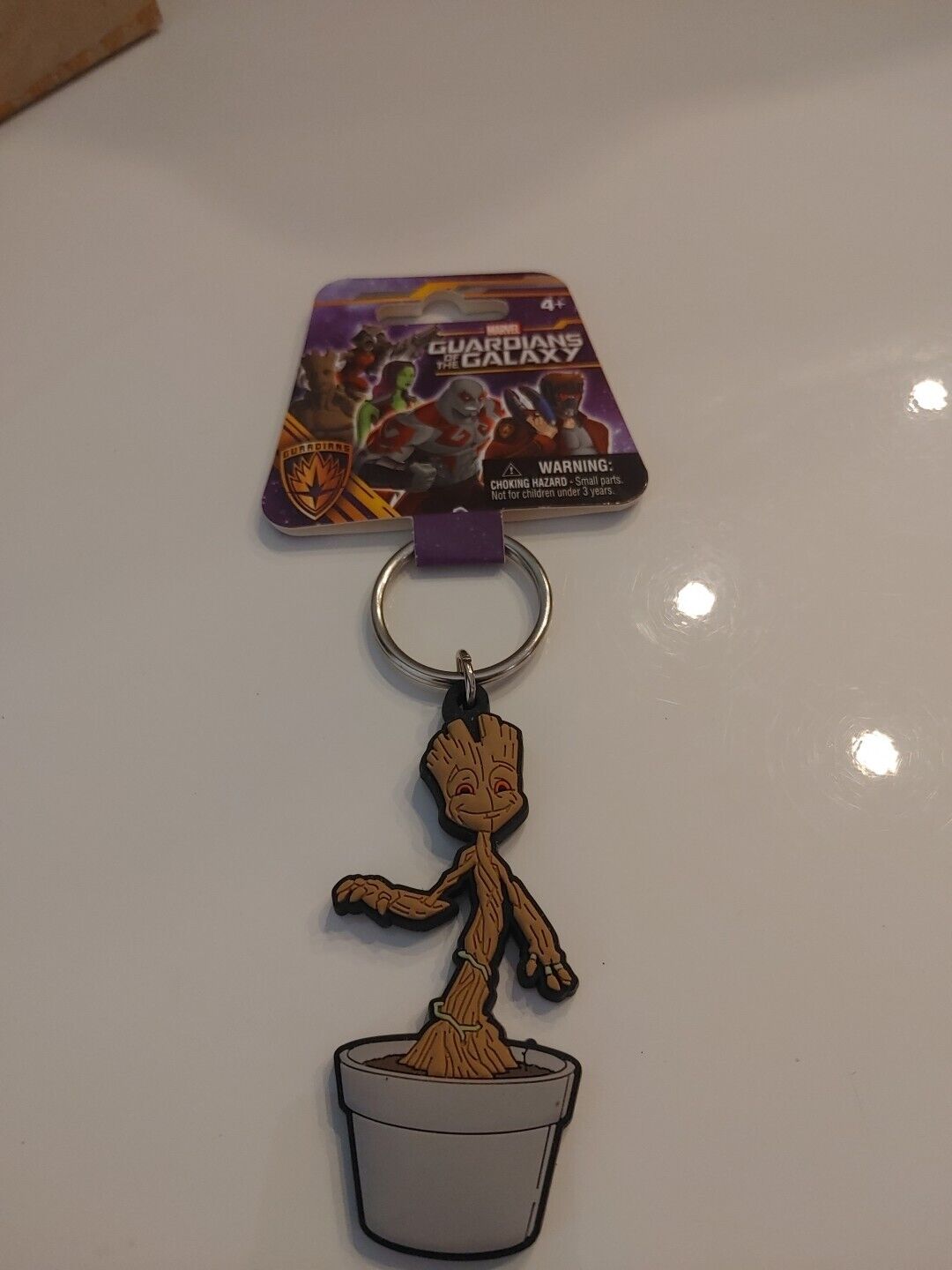 Marvel\'s Guardians of the Galaxy Groot Soft Touch Keyrings - NEW WITH TAGS