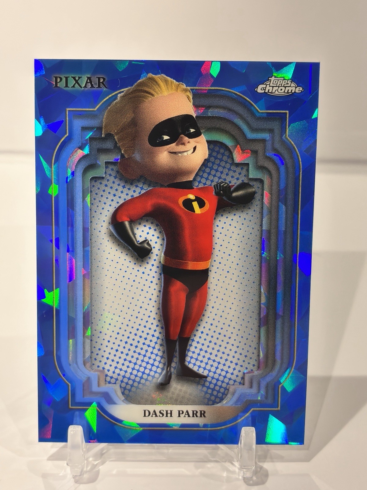 Dash Parr 2024 Topps Chrome Disney Sapphire First Edition #97 THE INCREDIBLES SP Dash Parr 2024 Topps Chrome Disney Sapphire First Edition #97 THE INCREDIBLES SP