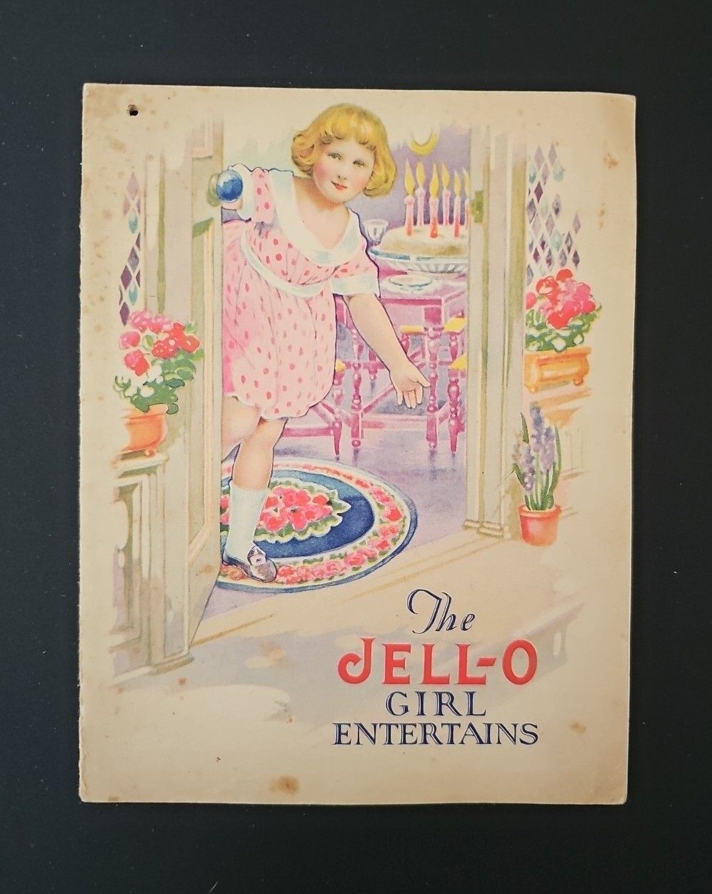 Antique 1915s The JELL-O Girl Entertains Recipe Story Book Art By Rose O'Neill Antique 1915s The JELL-O Girl Entertains Recipe Story Book Art By Rose O'Neill
