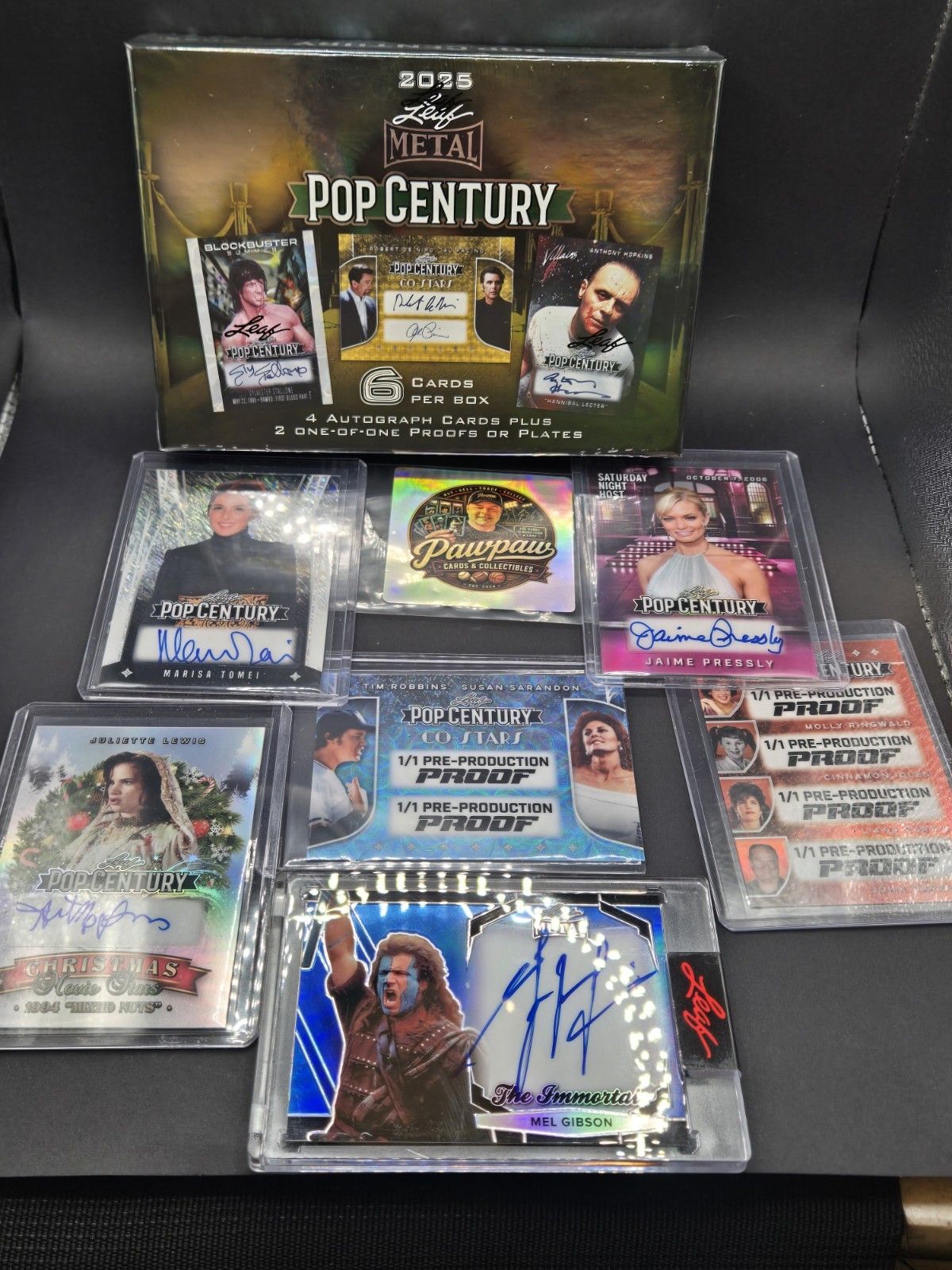 2025 Leaf Metal Pop Century Hobby Box Sealed 4 Autos + 2 1/1 Proofs Plates 2025 Leaf Metal Pop Century Hobby Box Sealed 4 Autos + 2 1/1 Proofs Plates
