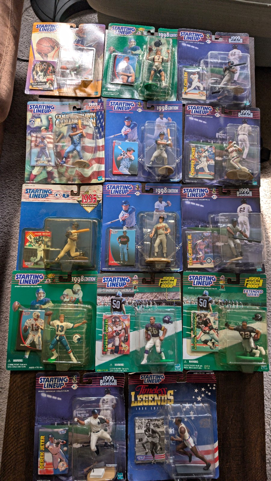 Sealed Starting Lineup Lot Sealed Starting Lineup Lot