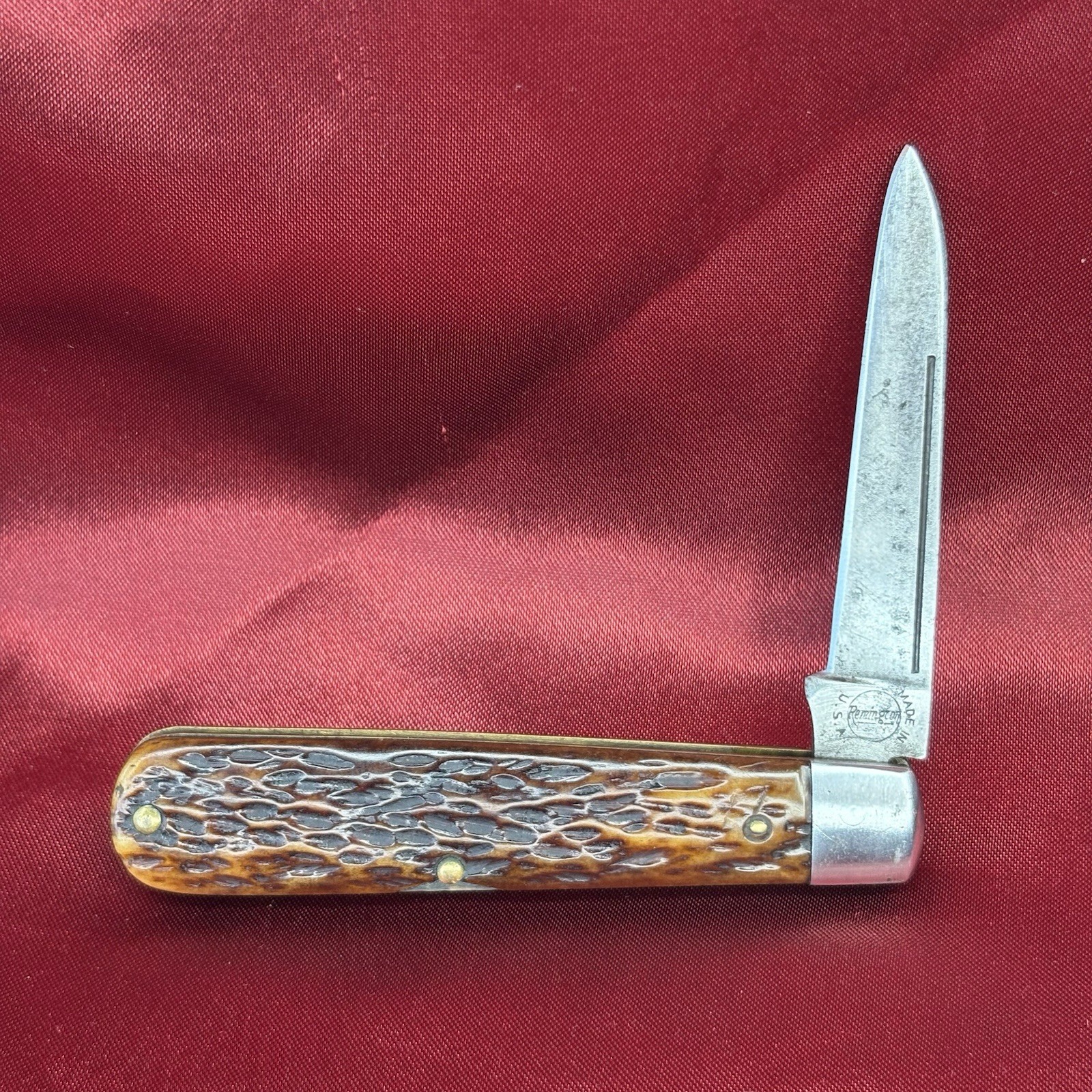 Remington R3003 Jack Pocket Knife 3.25” Jigged Bone 1924-33 Antique EXC Used Remington R3003 Jack Pocket Knife 3.25” Jigged Bone 1924-33 Antique EXC Used
