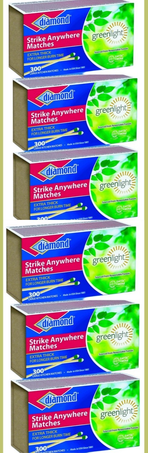 6 boxes Vintage Diamond Strike Anywhere Matches 300 count 1800 Total p 6 boxes Vintage Diamond Strike Anywhere Matches 300 count 1800 Total p