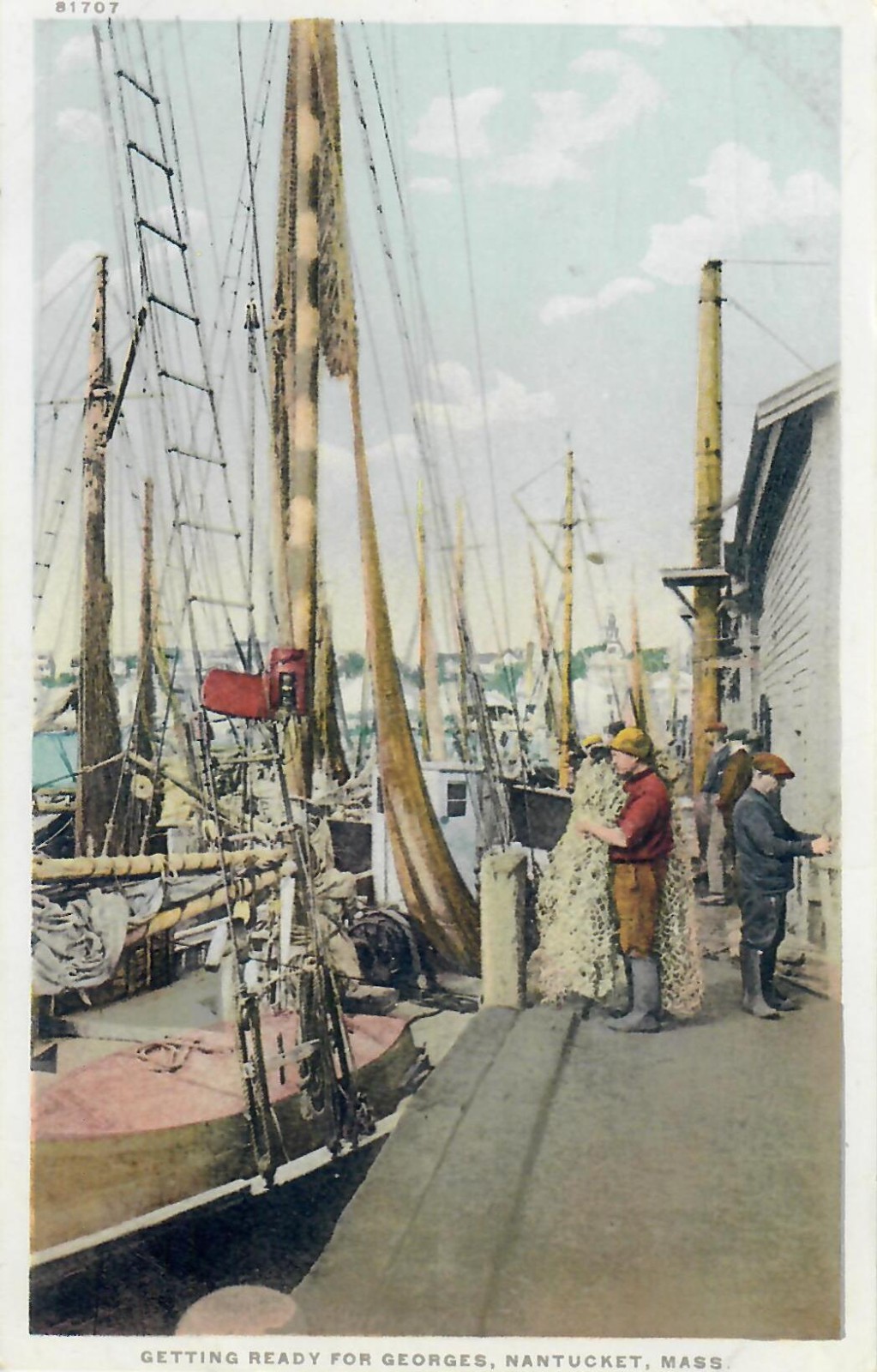 Getting Ready for Georges Nantucket MA Massachusetts