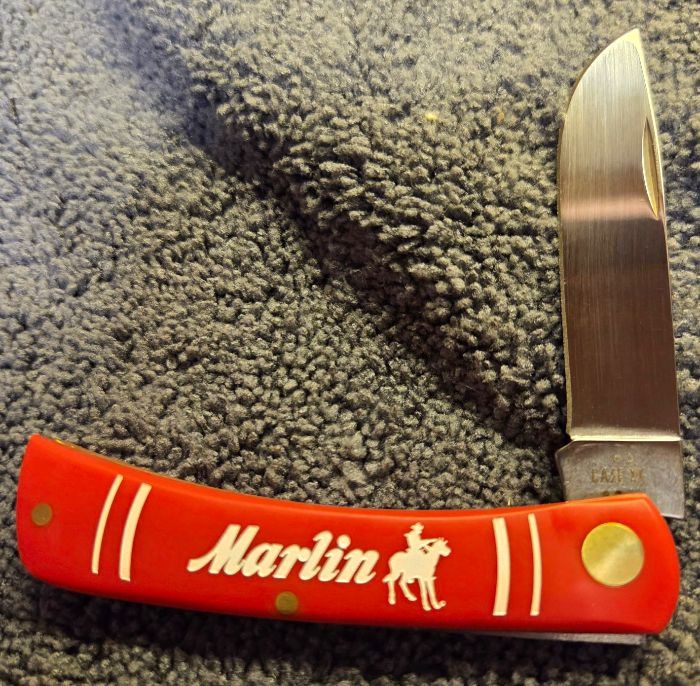 Case XX RUGER MARLIN Red Synthetic Sod Buster Jr Pocket Knife SOLD OUT Case XX RUGER MARLIN Red Synthetic Sod Buster Jr Pocket Knife SOLD OUT