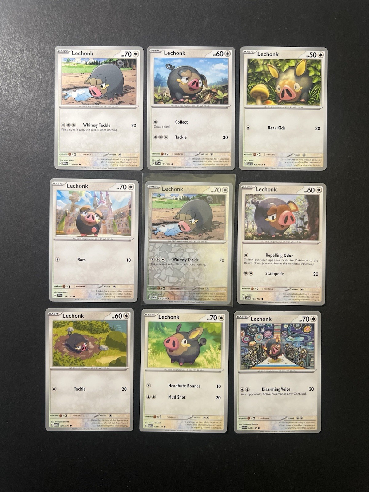 9 Lechonk Pokemon Card Collection Scarlet Violet SV Reverse Holo PTCG A4 9 Lechonk Pokemon Card Collection Scarlet Violet SV Reverse Holo PTCG A4