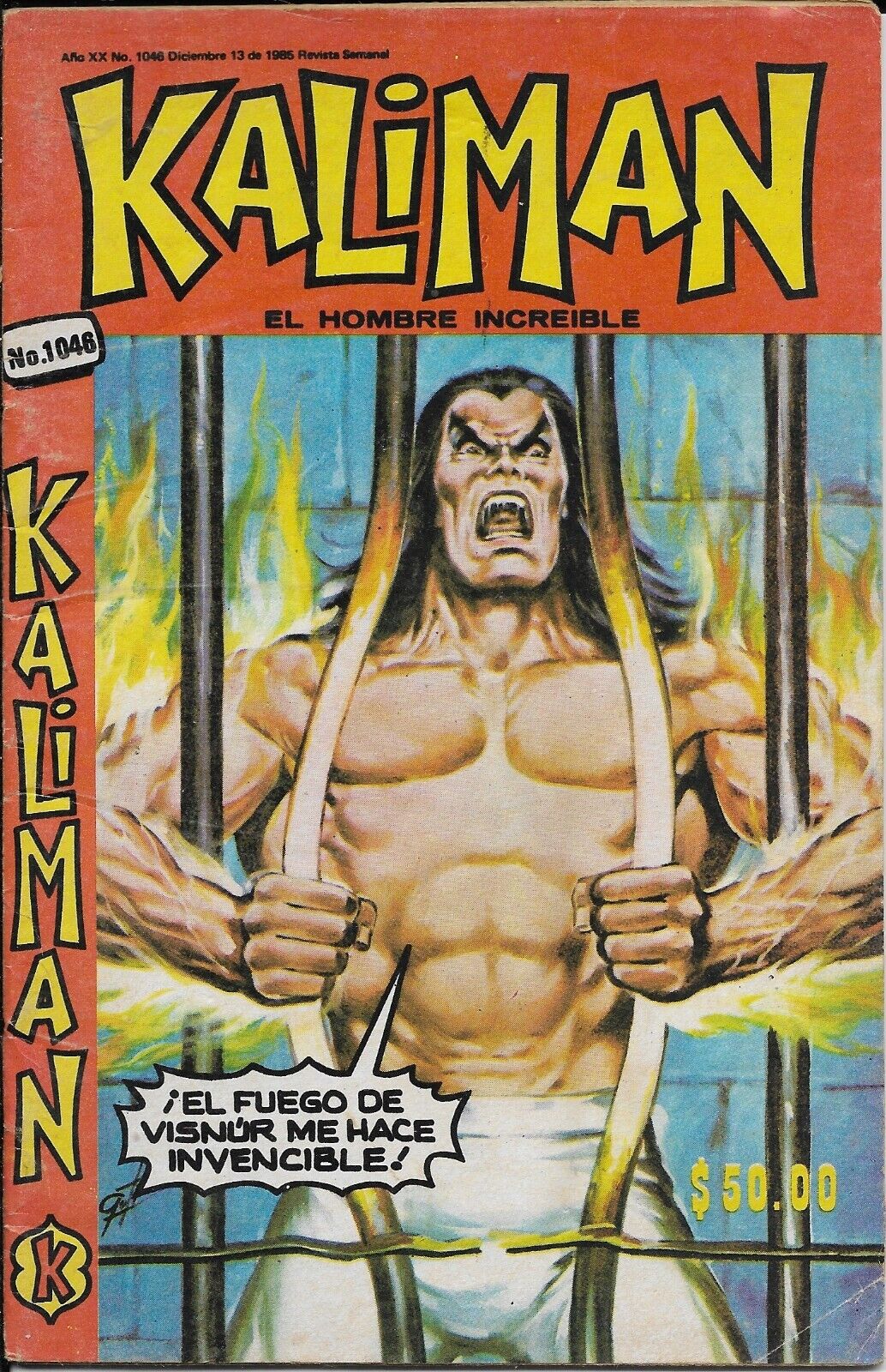 Kaliman El Hombre Increible #1046 - Diciembre 13, 1985