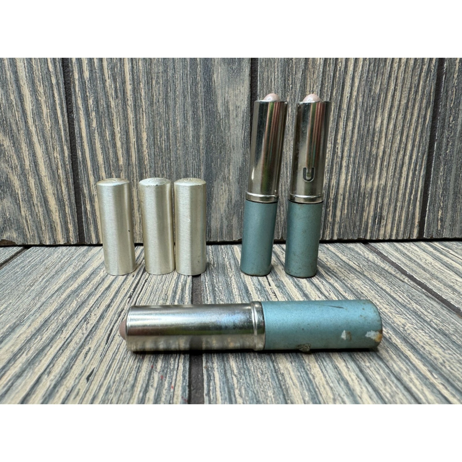 Vintage Lady Koscot Glide-On Brown Lipstick Set of 3
