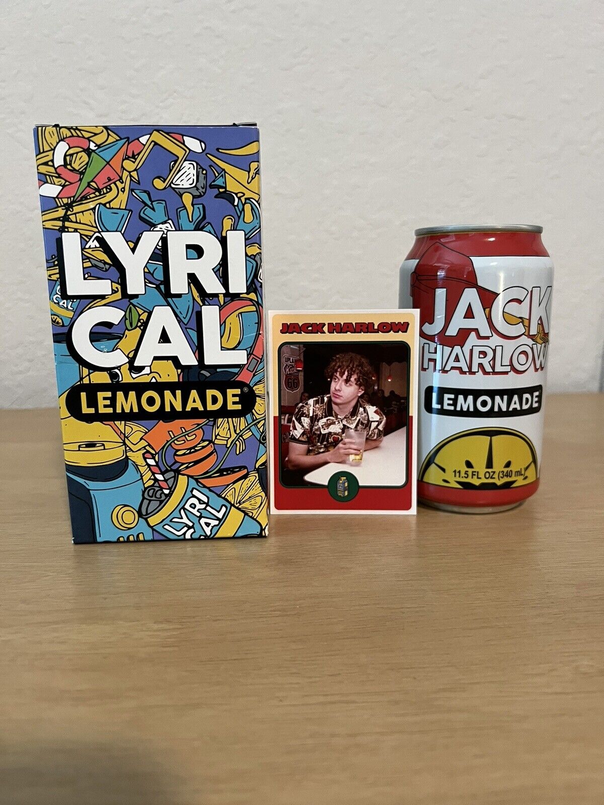 Lyrical Lemonade 7th Anniversary Rapper Can - Jack Harlow w/ Trading Card + Box