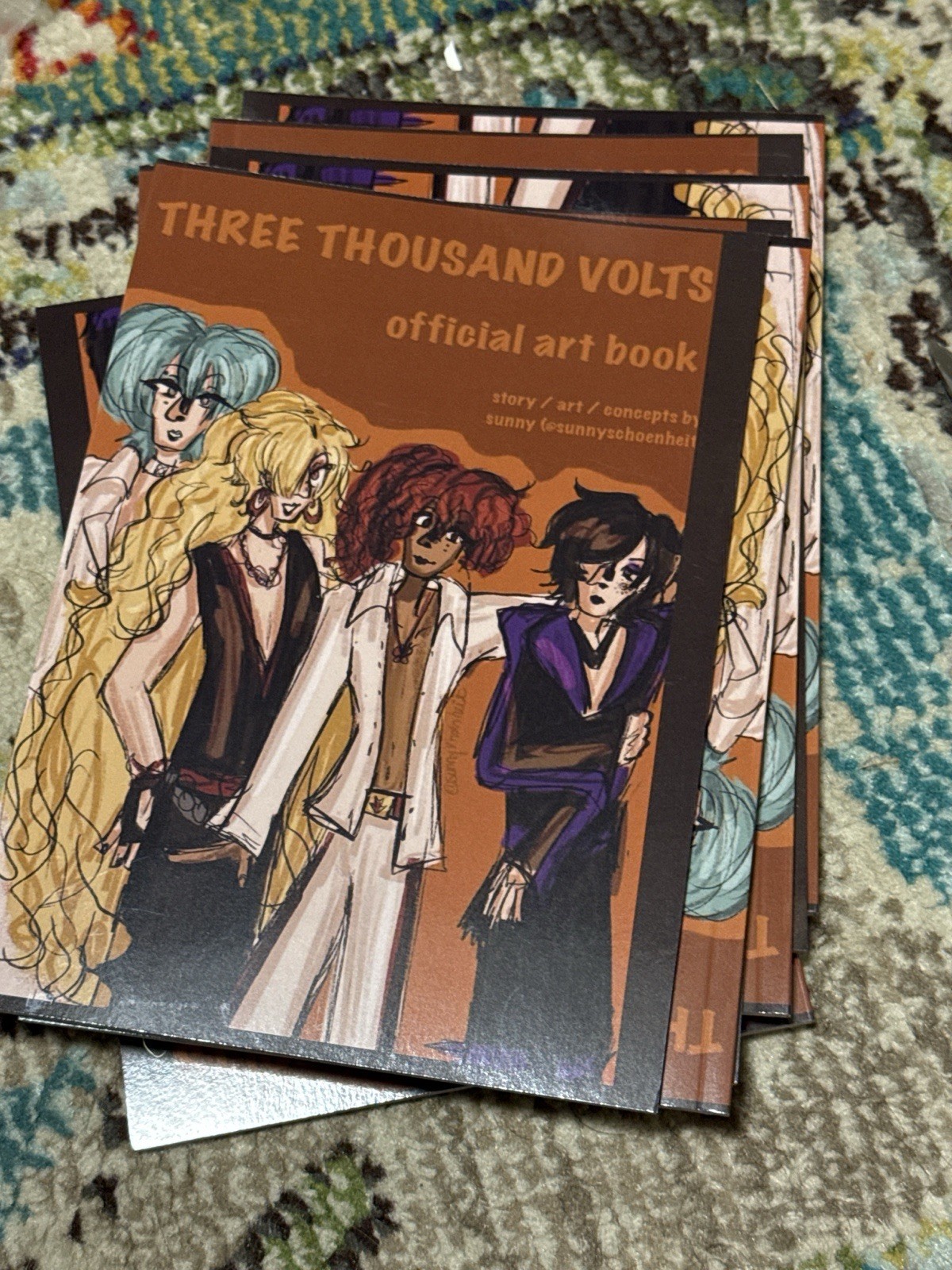 THREE THOUSAND VOLTS official artbook 5x7, 40 pages