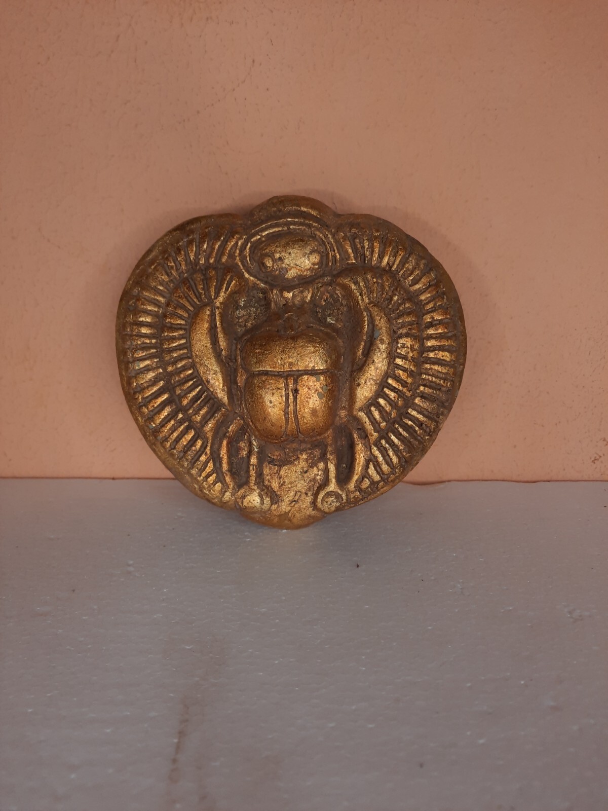 UNIQUE ANTIQUE ANCIENT EGYPTIAN Statue Stone of Winged Scarab Protection UNIQUE ANTIQUE ANCIENT EGYPTIAN Statue Stone of Winged Scarab Protection