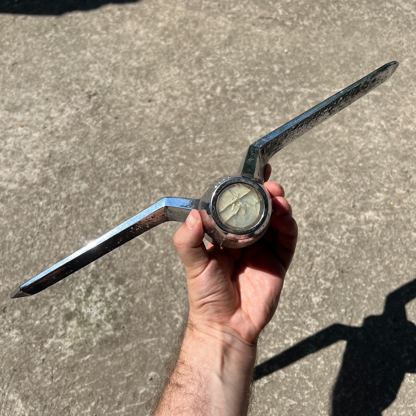VOLGA GAZ 21 Vintage Hood Ornament Rear Emblem "Deer" Soviet Car Part Chrome. VOLGA GAZ 21 Vintage Hood Ornament Rear Emblem "Deer" Soviet Car Part Chrome.