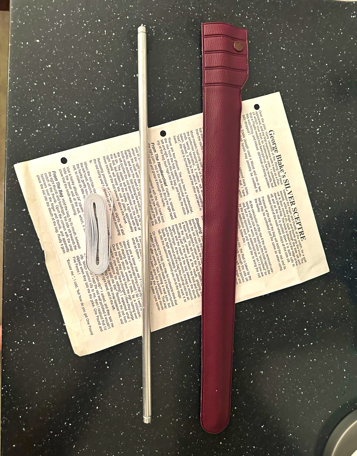 Vintage George Blake’s Silver Sceptre Magic Trick - Original Instructions & Case Vintage George Blake’s Silver Sceptre Magic Trick - Original Instructions & Case