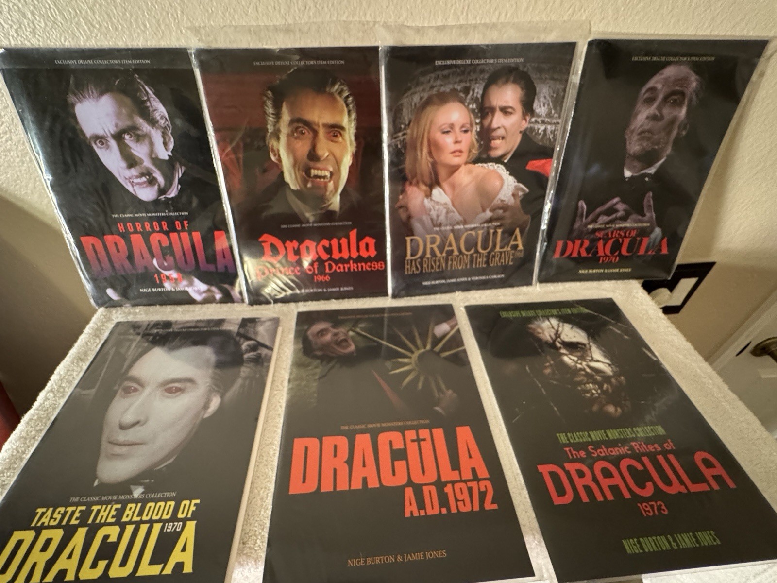 Christopher Lee Hammer Dracula Classic Monsters Ultimate Guides Complete 7pc Set Christopher Lee Hammer Dracula Classic Monsters Ultimate Guides Complete 7pc Set