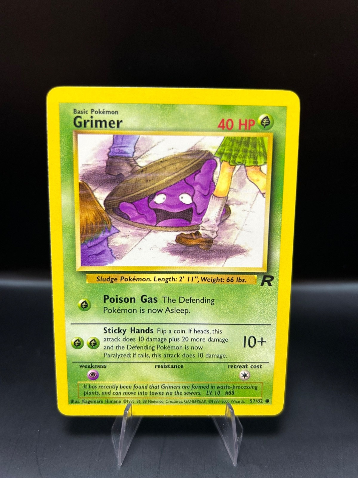 Grimer 57/82 Pokemon TCG Team Rocket Set (1999-2000) Common NM Grimer 57/82 Pokemon TCG Team Rocket Set (1999-2000) Common NM