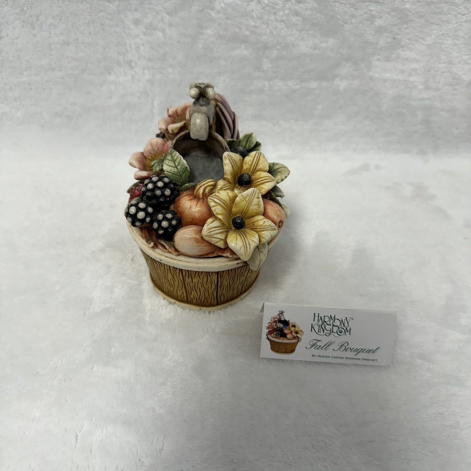 Harmony Kingdom Garden "Fall Bouquet" #2409 Of 3600 Limited Edition