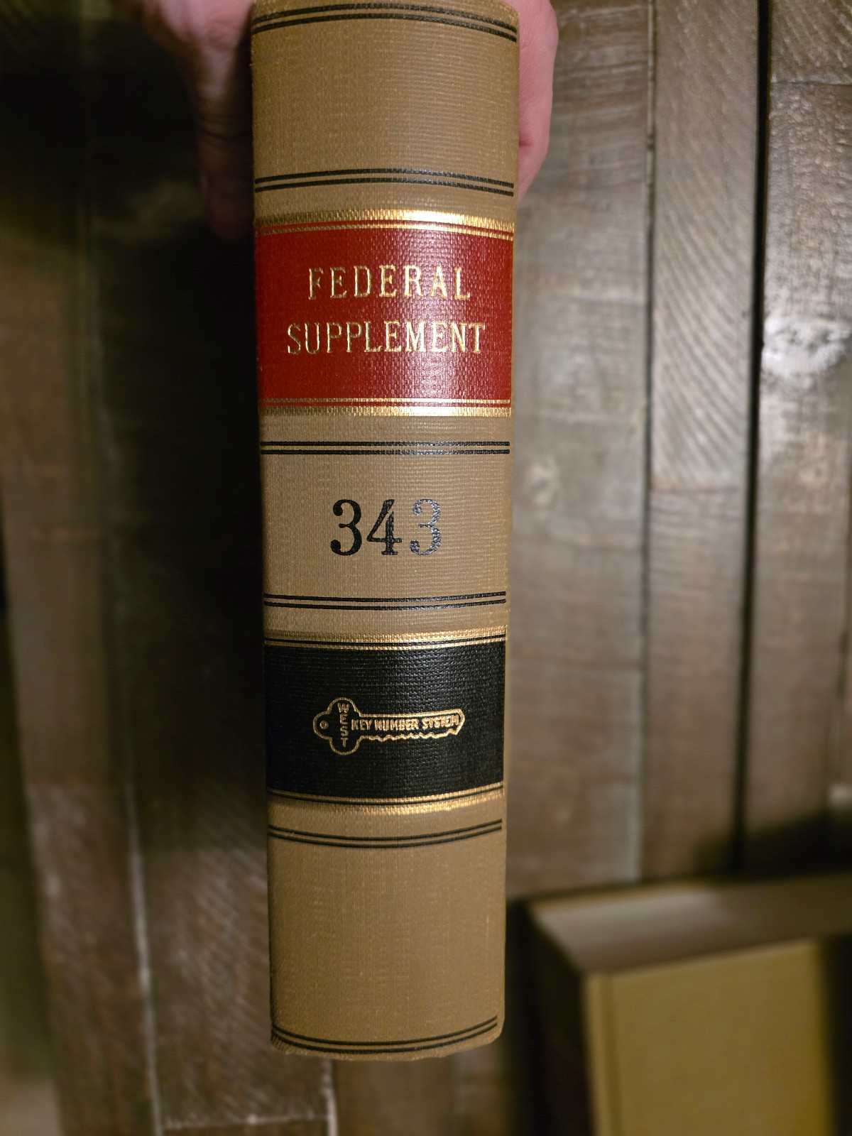 Federal Supplement Volume 343 law reference book Federal Supplement Volume 343 law reference book