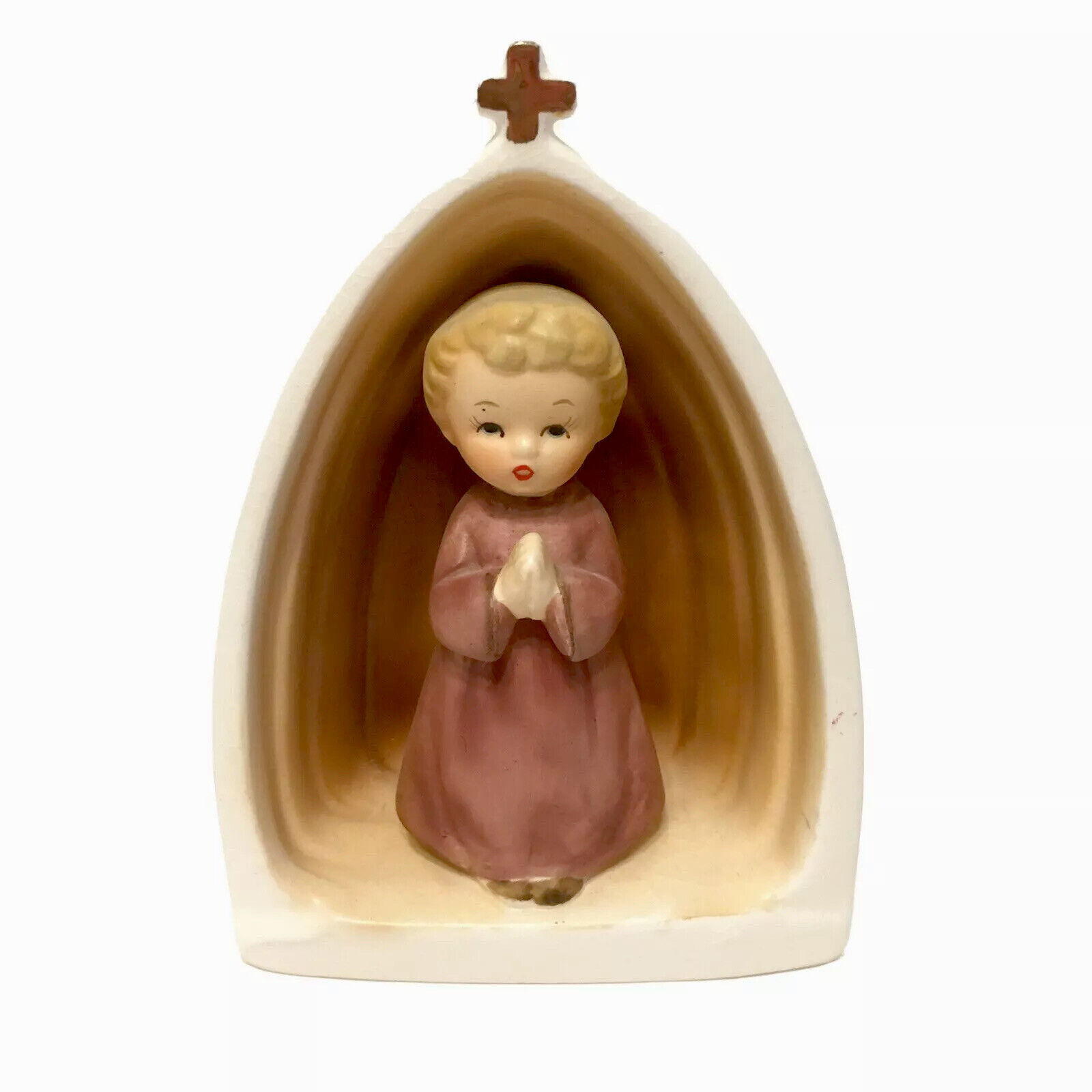 Vintage Nikoniko Ceramic Usher Alter Boy Figurine Catholic Religious Christmas