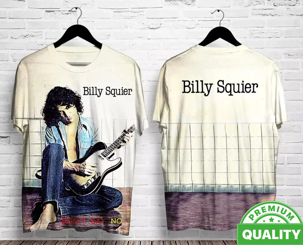 Billy Squier Don't Say No Album Cover 3D T Shirt NP402