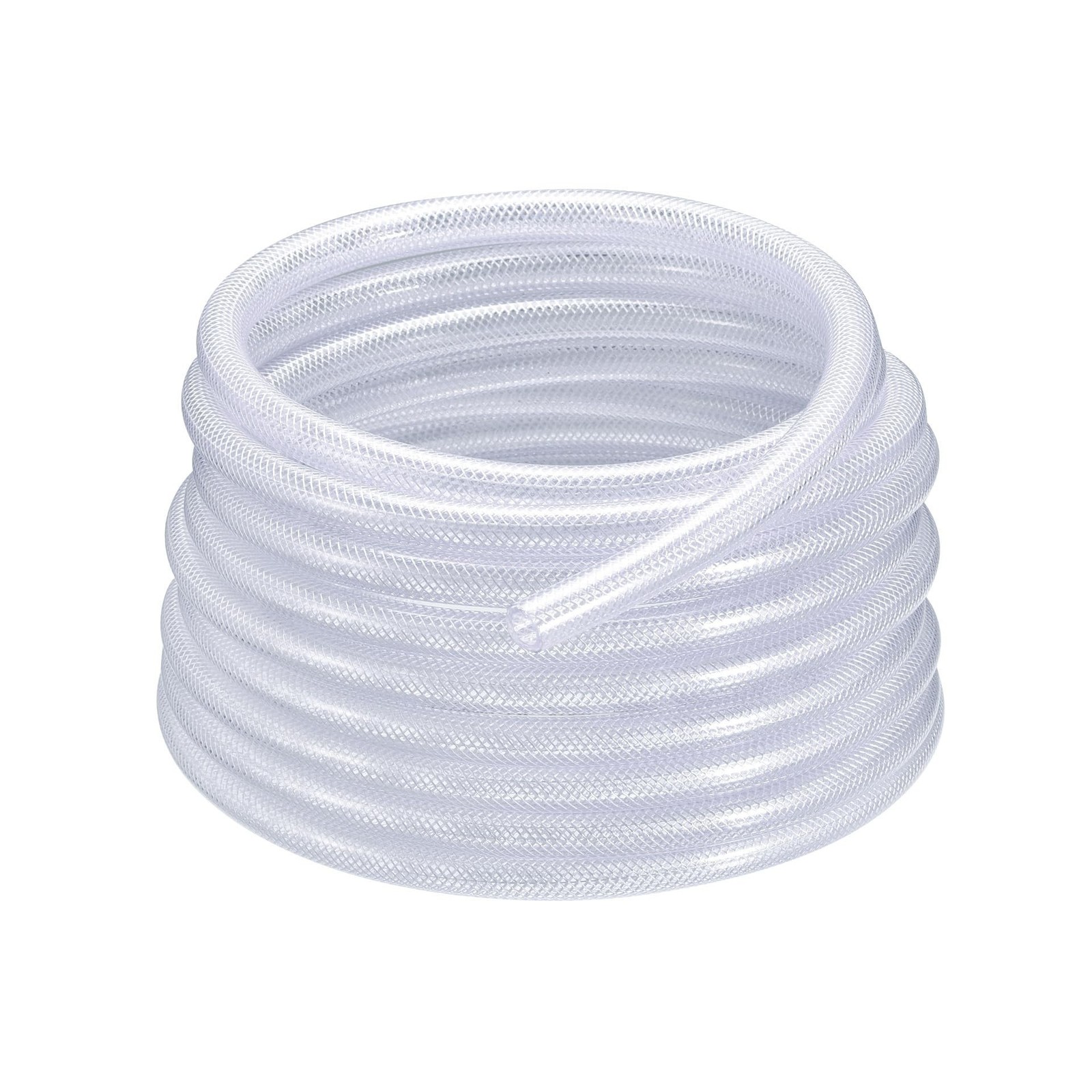 MECCANIXITY 1/2" ID x 3/4" OD 50 Ft PVC Tube Braided Reinforced Tubing Flexib... MECCANIXITY 1/2" ID x 3/4" OD 50 Ft PVC Tube Braided Reinforced Tubing Flexib...