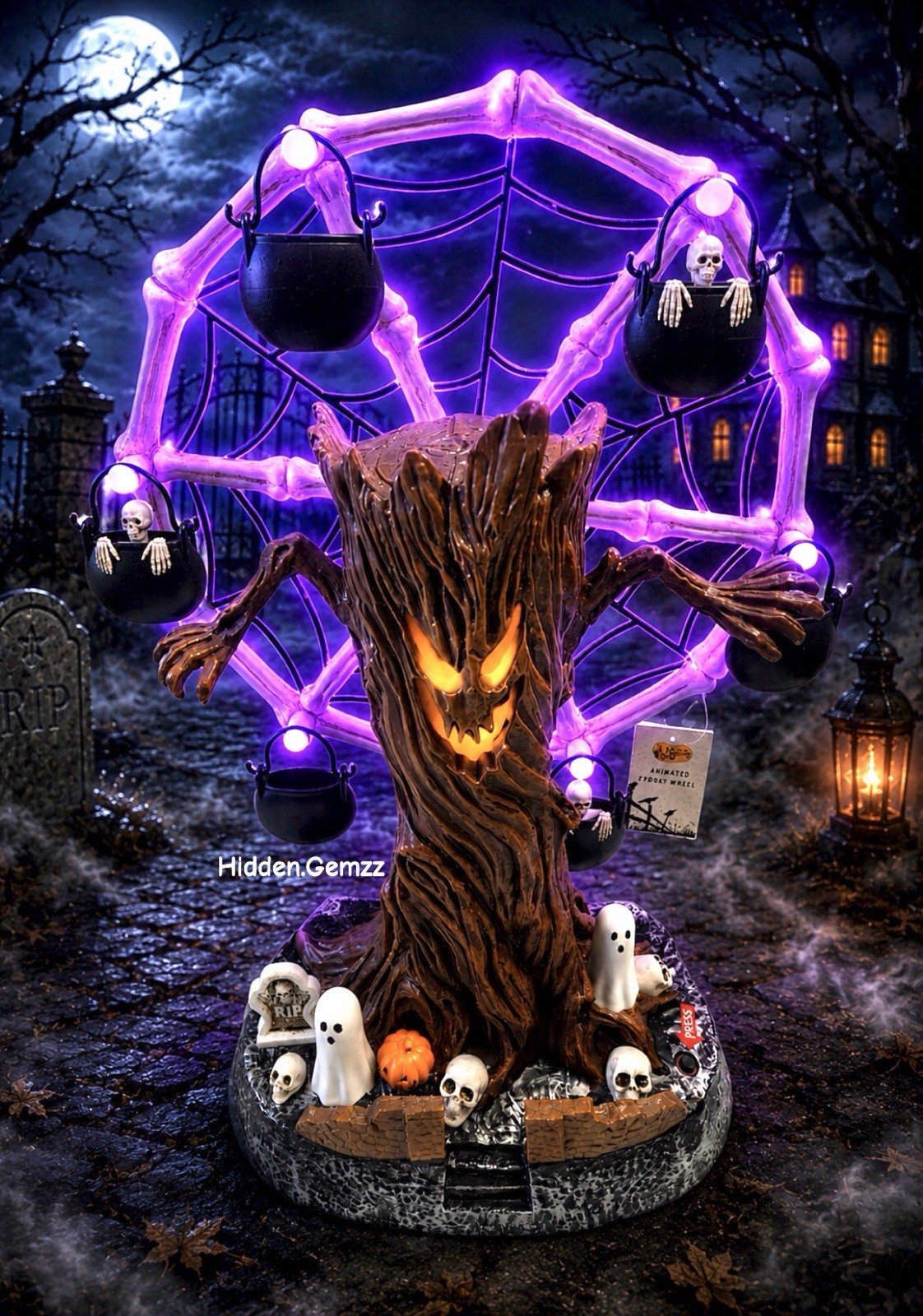 CRACKER BARREL HAUNTED TREE HALLOWEEN FERRIS WHEEL READY TO SHIP SOLD OUT💀🎃👻 CRACKER BARREL HAUNTED TREE HALLOWEEN FERRIS WHEEL READY TO SHIP SOLD OUT💀🎃👻