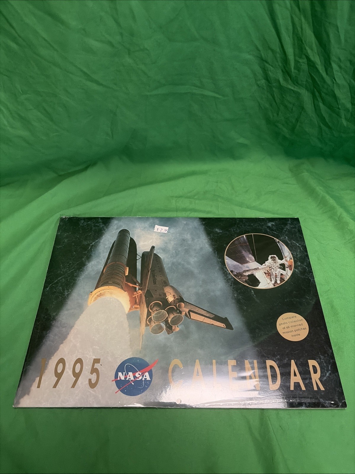 Vintage NASA 1995 Calendar all the Emblems collection 10x13" Sealed