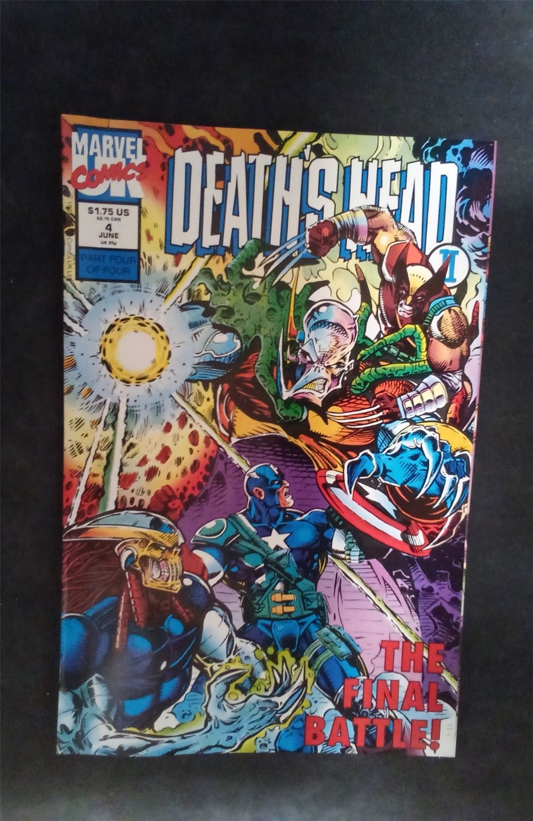 Death's Head II #4 1992 marvel-uk Comic Book b&b Death's Head II #4 1992 marvel-uk Comic Book b&b