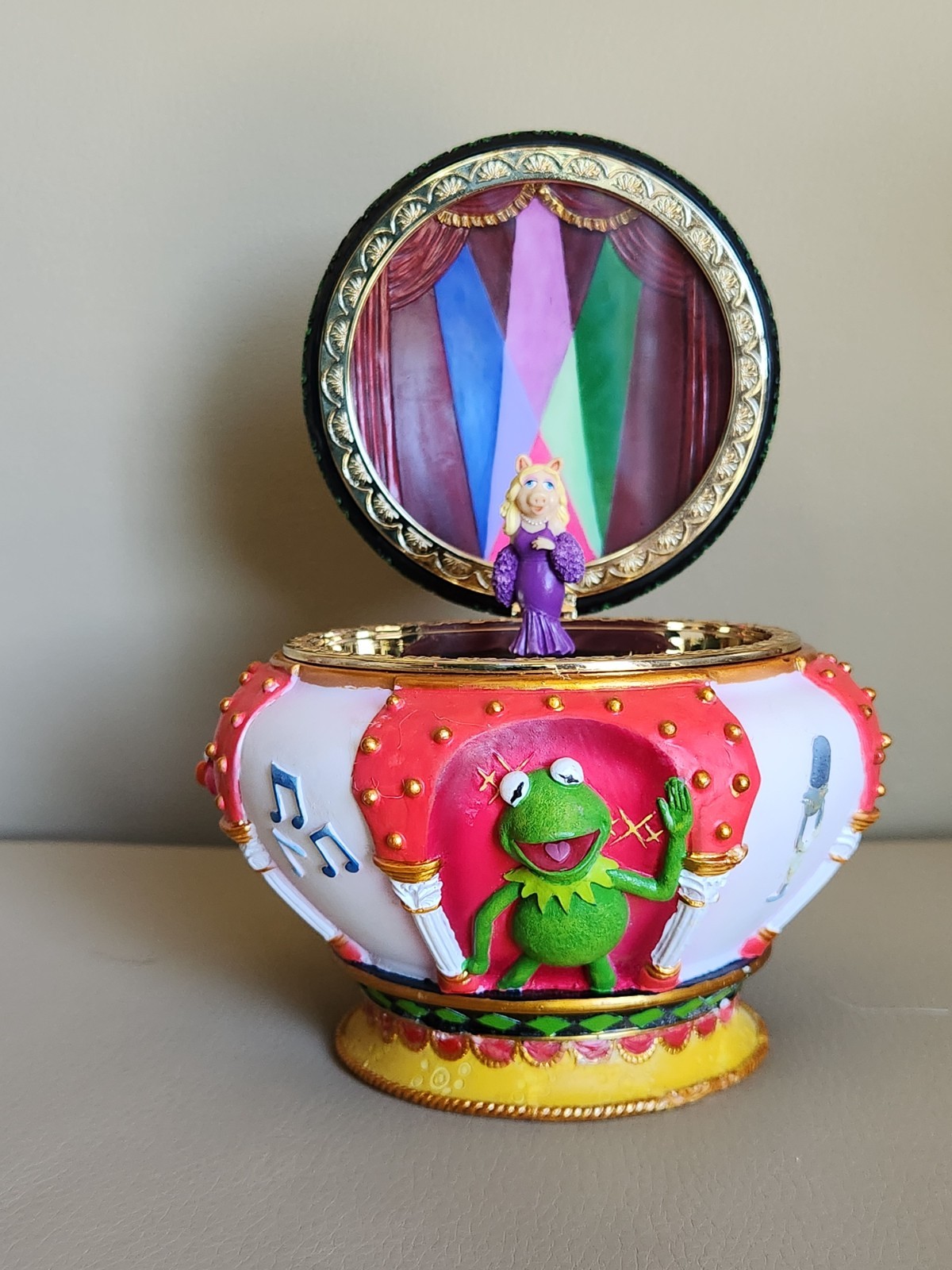 RARE Vtg Disney's The Muppet Show Music Box featuring Miss Piggy and Others 1978 RARE Vtg Disney's The Muppet Show Music Box featuring Miss Piggy and Others 1978