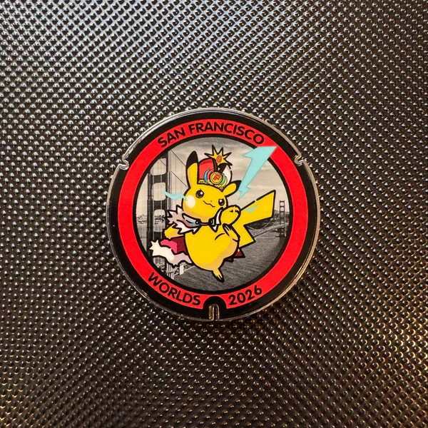 Custom San Francisco Pokemon Worlds 2026 Pin Custom San Francisco Pokemon Worlds 2026 Pin